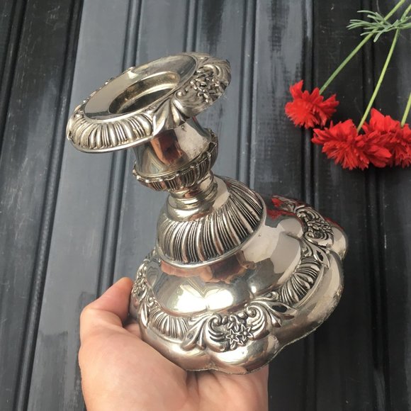 Orante Silver Candle Holders - Picture 4 of 7